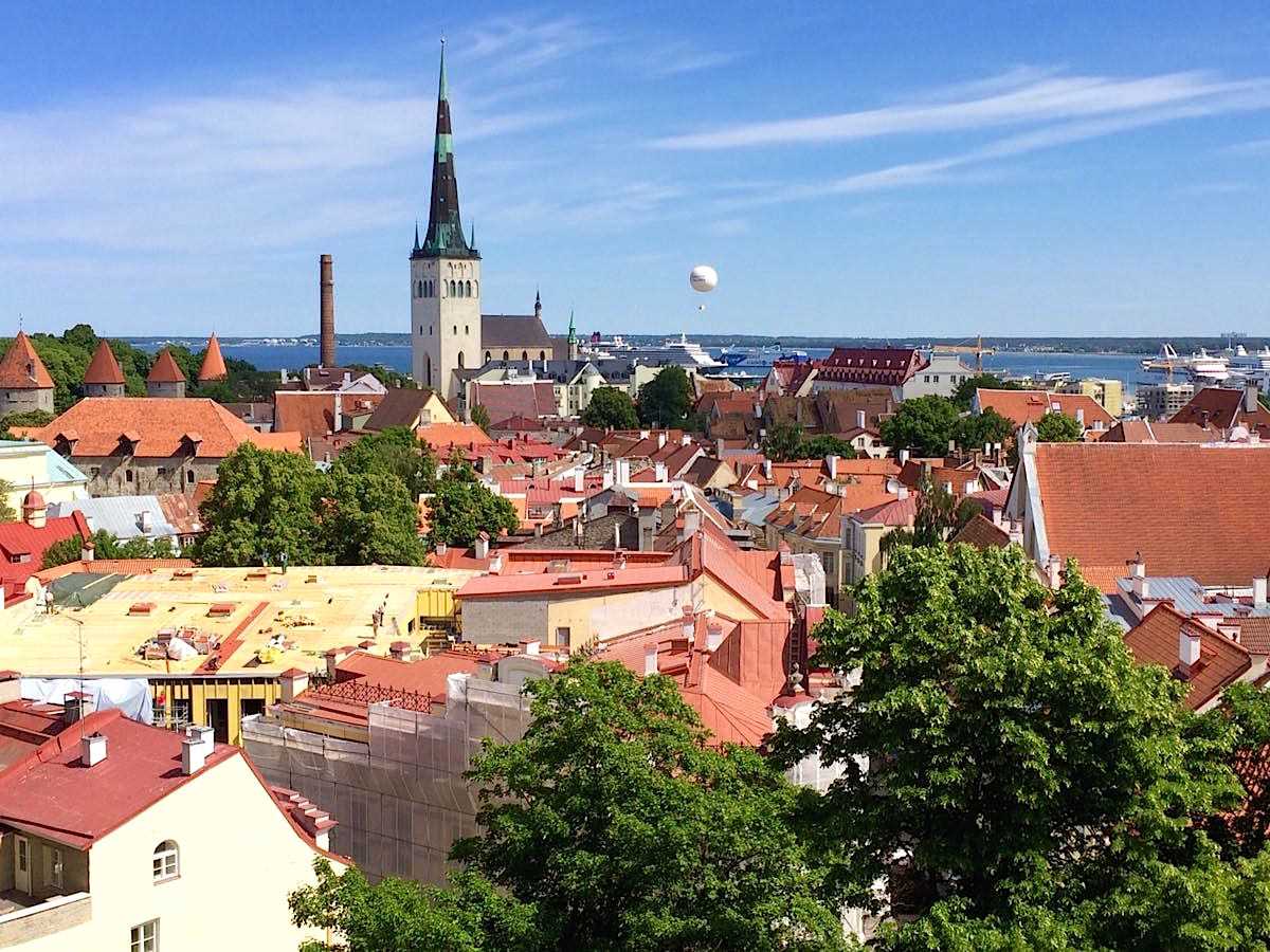 Tallinn die mittelalterliche Hauptstadt Estlands im Baltikum