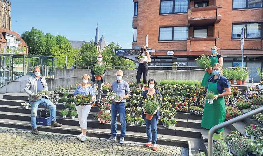 Eine blühende Stadt entdecken