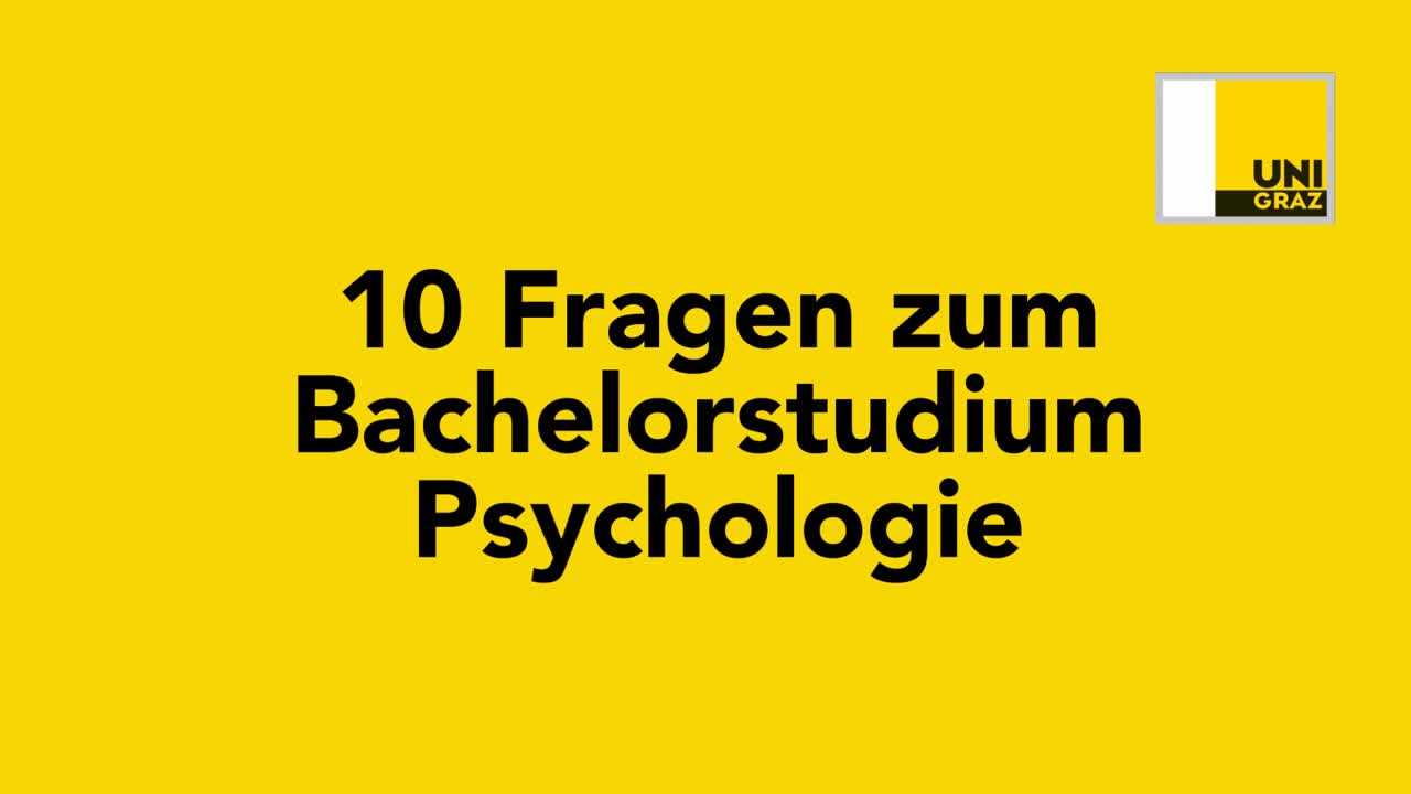 Studiengang Psychologie in Graz